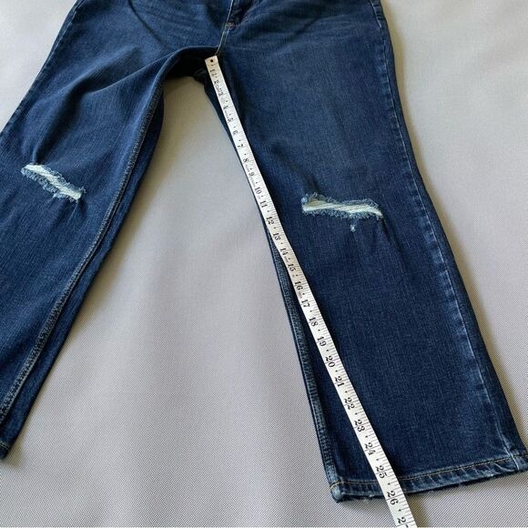 Wrangler High Rise True Straight Crop Denim Jeans Women’s Size 12 - Picture 6 of 9